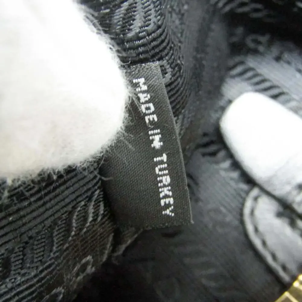 PRADA Black Leather Shoulder Bag - Picture 14 of 15